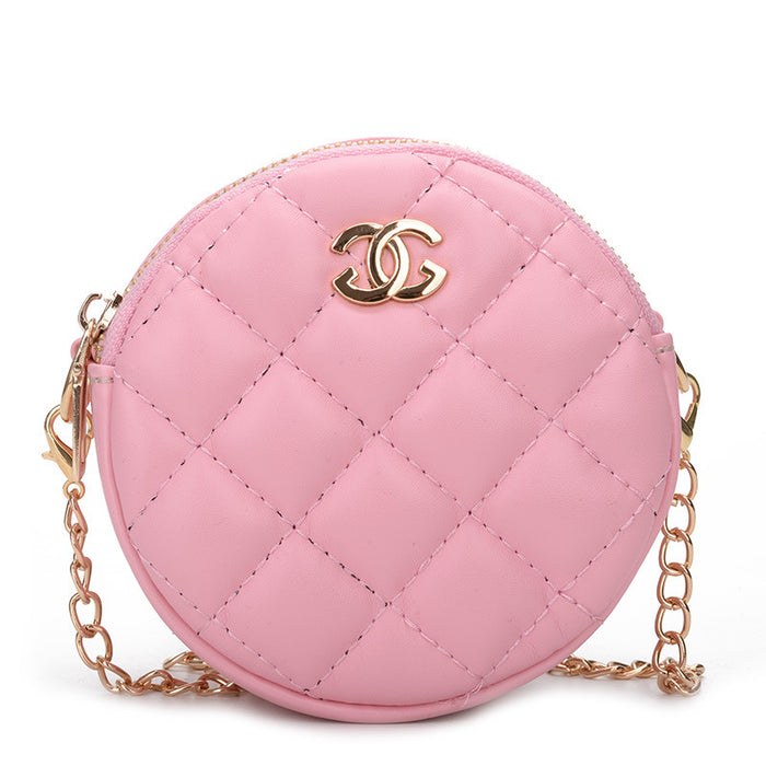 Wholesale Princess Small Round BagChildren's Bag Chain Bag Cute Shoulder Crossbody Bag Children's Change Decorative Bag