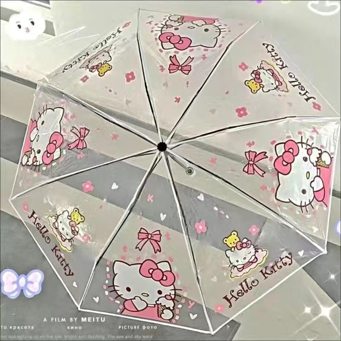 Wholesale Transparent Folding Plastic Umbrella(S) JDC-UA-Jiyu001