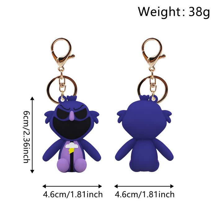 Wholesale Horror Cartoon Anime Silicone Keychains JDC-KC-HaoAn012