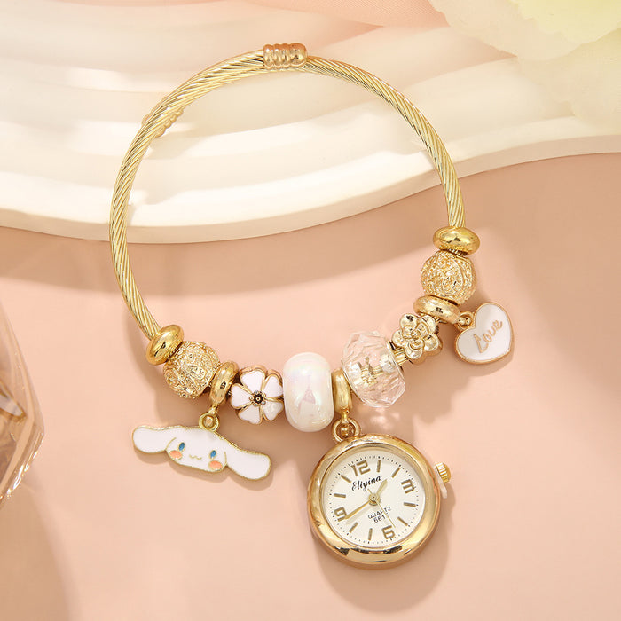 Wholesale Alloy Cartoon Pendant Watch Bracelet MOQ≥2