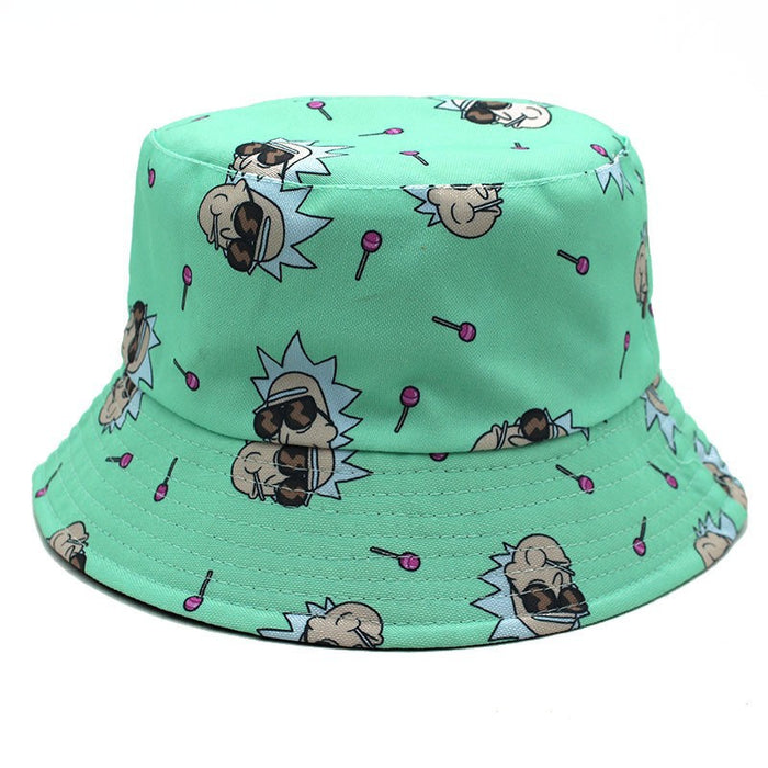 Wholesale Polyester Cartoon Anime Printed Bucket Hat JDC-FH-ZhiXie017