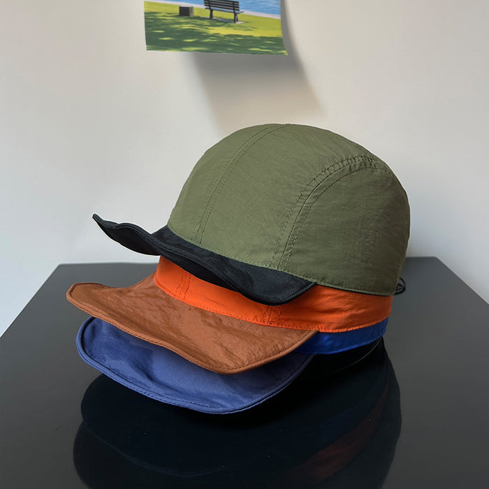 Wholesale Double sided usable hat, outdoor lightweight quick drying duckbill hat, sun protection sun hat, sun baseball hat