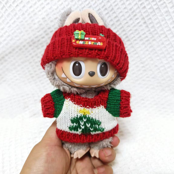 Wholesale Christmas PVC plush doll clothing keychain button sweater clothing accessories