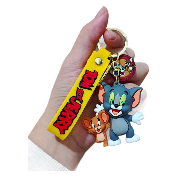 Wholesale Keychain, simple car keychain, creative couple backpack decoration