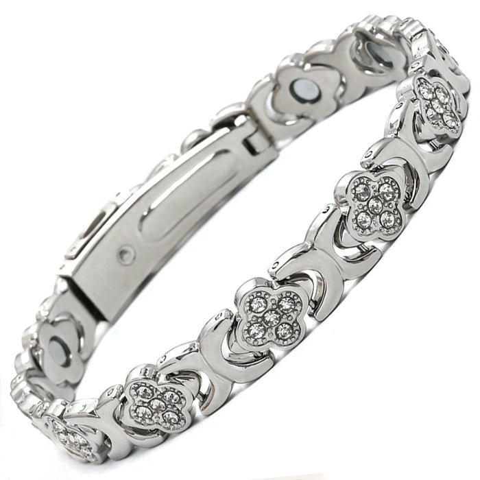 Wholesale energy magnet bracelet diamond adjustable bracelet