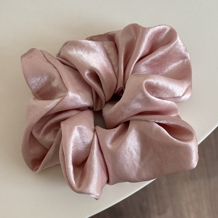 Wholesale Beautiful Glossy Satin Large Intestine Hair Ring Advanced Temperament Rope