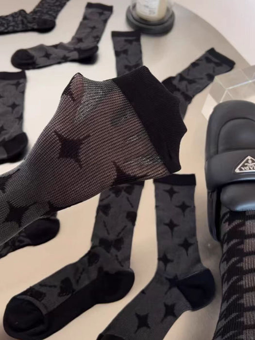 Wholesale Girls' summer lightweight and breathable high-quality socks