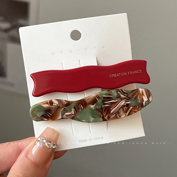 Wholesale Clip Girl's Sweet Retro Duckbill Clip Side Clip Bangs Clip