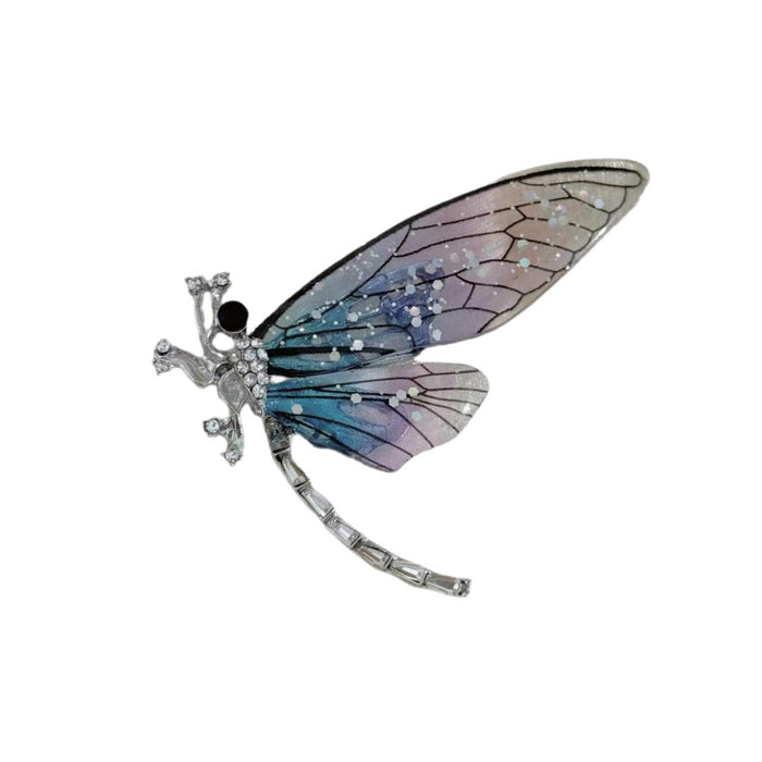 Wholesale Blue Dragonfly Brooch Vintage Animal Pin for Women Everyday Chic Accessory