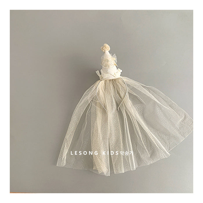 Wholesale Hairband Crown Mesh Birthday Hat Photo Props