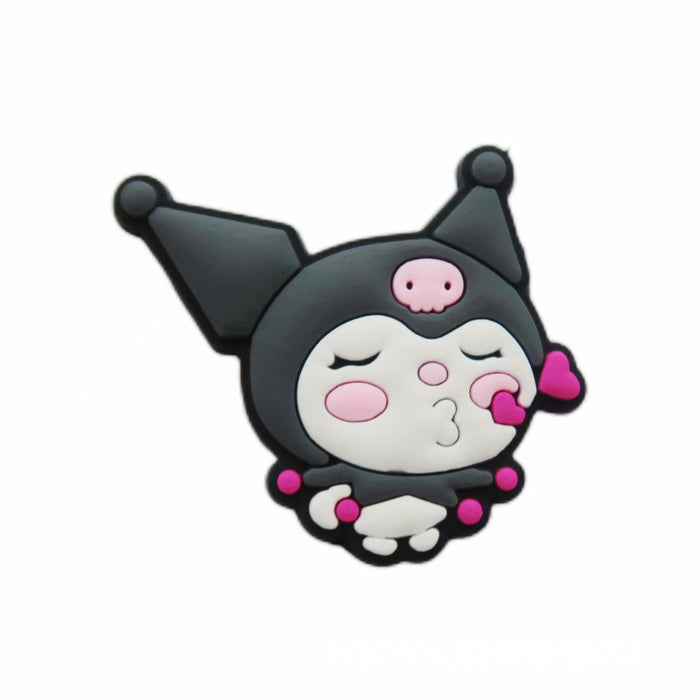 Wholesale 100 Pcs Shoe Flower Shoe Buckle Hole Shoe Accessories PVC Soft Glue Jewelry