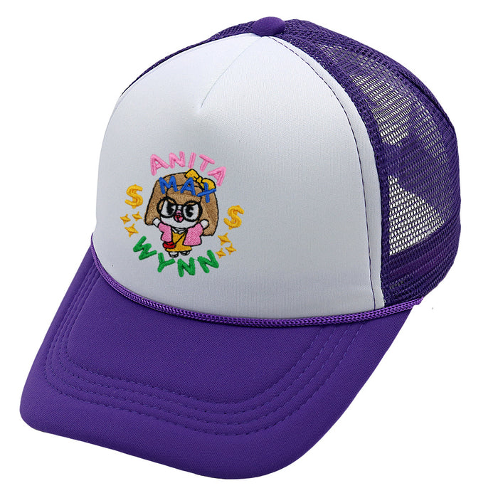 Wholesale Cotton Embroidered Trucker Hat Summer Mesh Cap Baseball Cap JDC-FH-HaiPu003