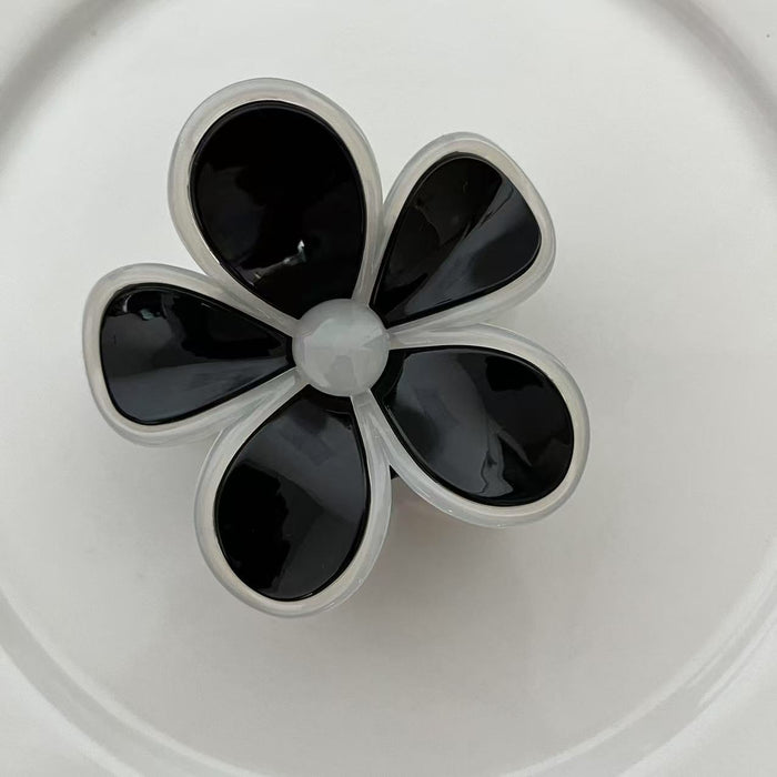 Wholesale Spotted Flower Grab Clip Back of Head Hair Shark Clip Hair Accessories