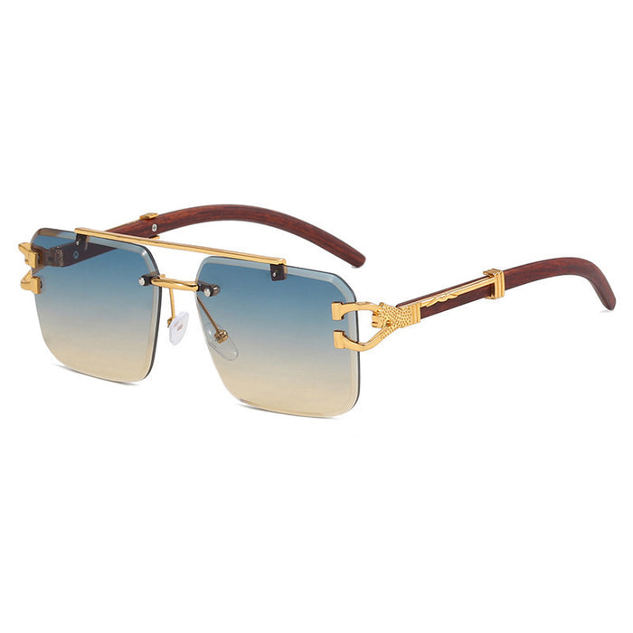 Wholesale Sunglasses frameless cut square sunglasses fashion sunglasses