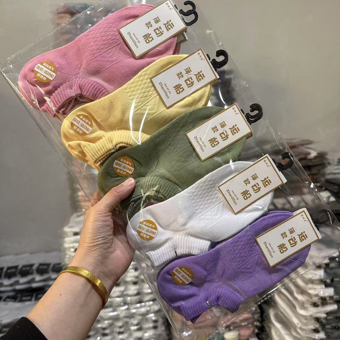 Wholesale Short socks, colorful breathable sports socks, low cut socks, running socks