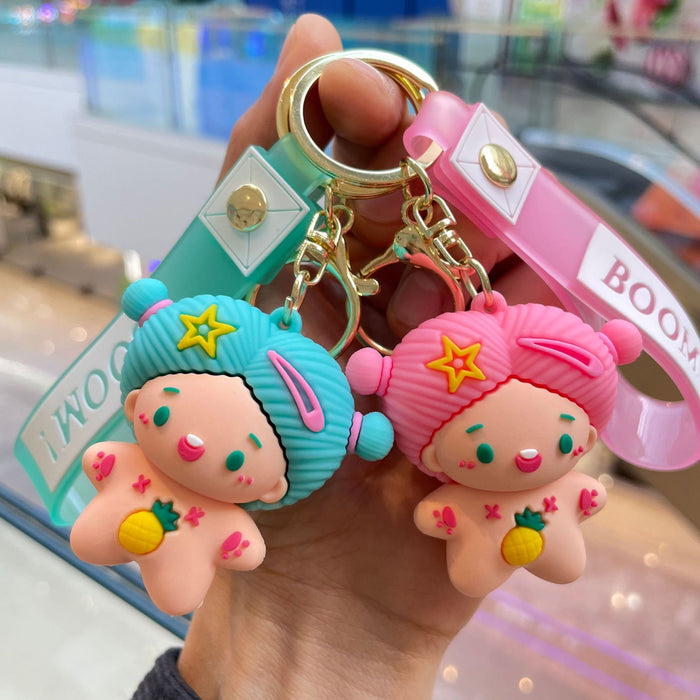 Wholesale Keychain Cute Doll Backpack Pendant Car Keychain Pendant