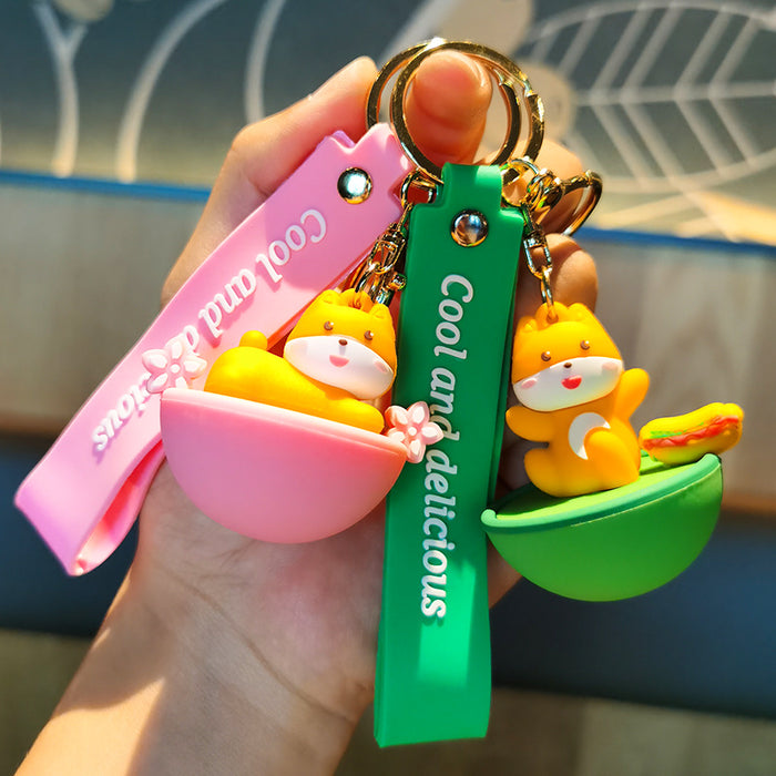 Wholesale Cartoon Doll Silicone Keychain JDC-KC-Tingm138