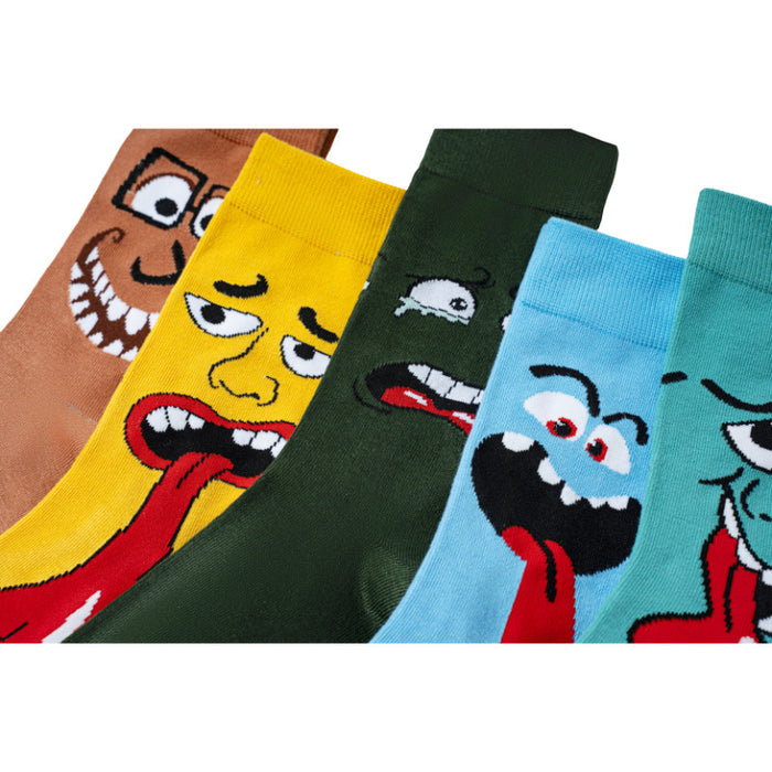 Wholesale Cartoon socks,  mid-calf anime socks,  casual versatile