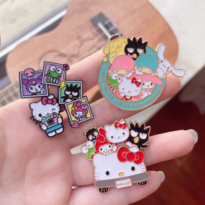 Wholesale Cartoon Cute Metal Brooch Student Accessory