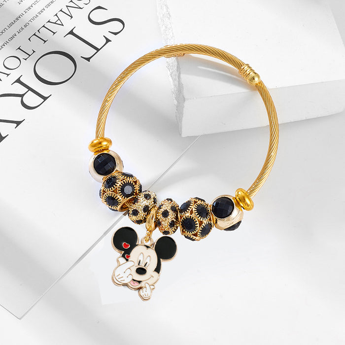 Wholesale Cartoon Couple Bracelet Stainless Steel Jewelry Accessory MOQ≥2