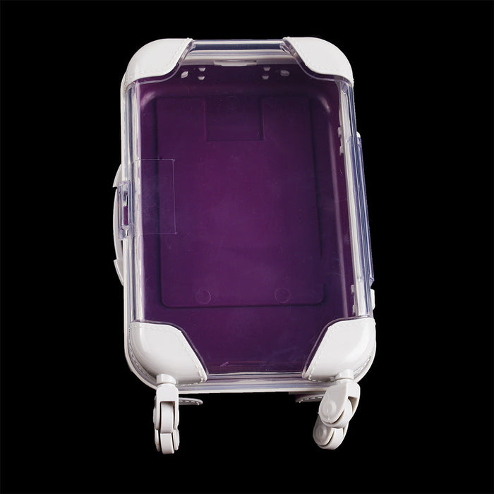 Wholesale Mini Suitcase Plastic Eyelashes Packaging Box JDC-CS-Pengda001
