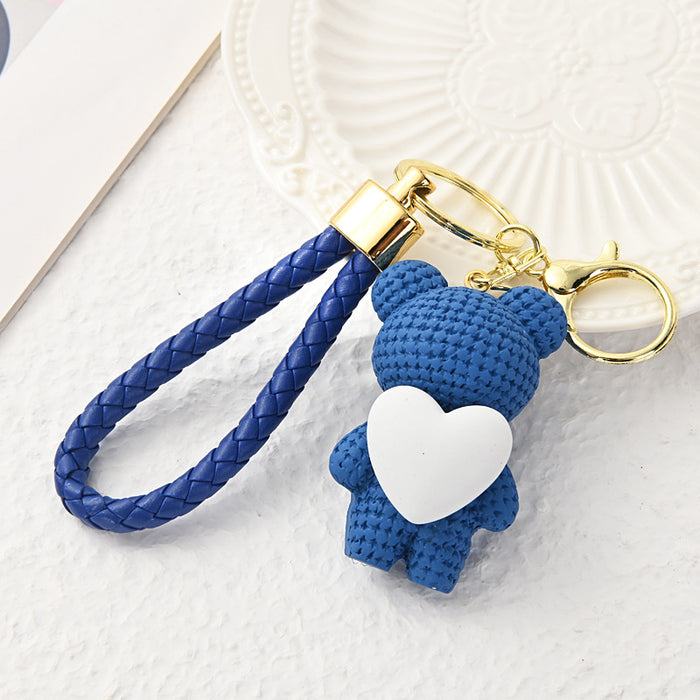 Wholesale Resin keychain cartoon doll keychain pendant backpack pendant