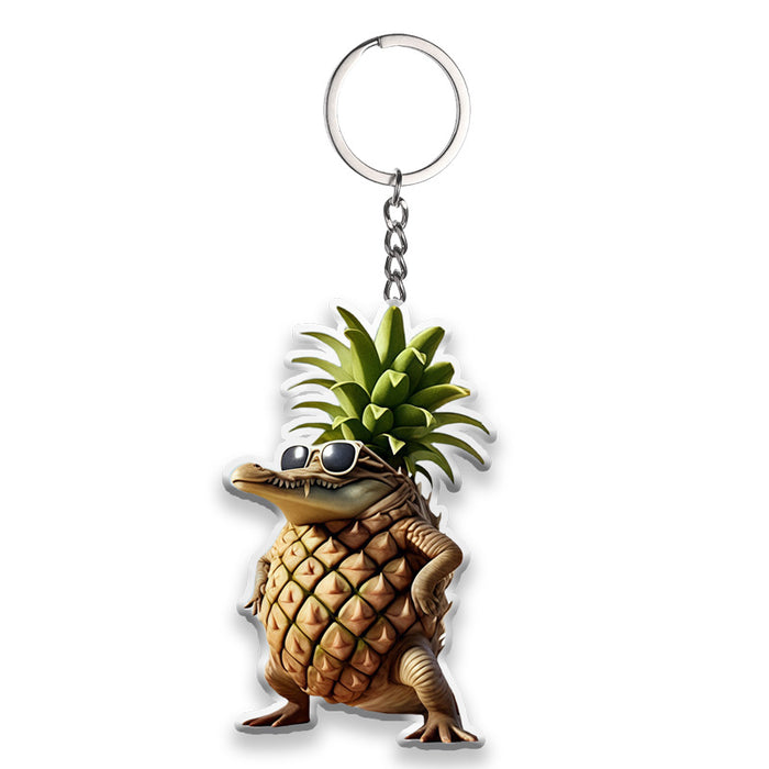 Wholesale Acrylic keychain Shanhaijing abstract backpack ornament