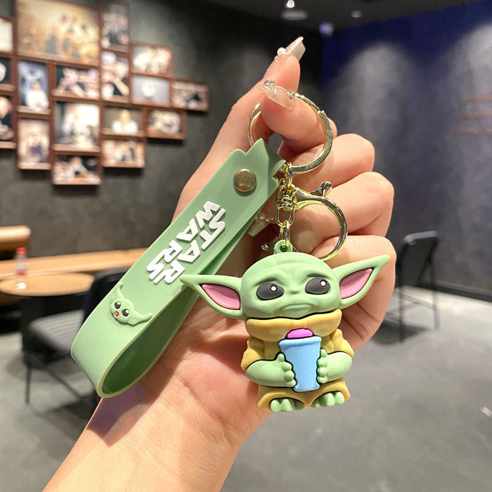 Wholesale Alien keychain cute doll car bag pendant small gift