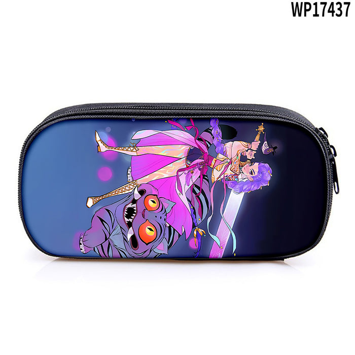 Wholesale K-POP Printed pencil case,  primary and secondary school stationery bag