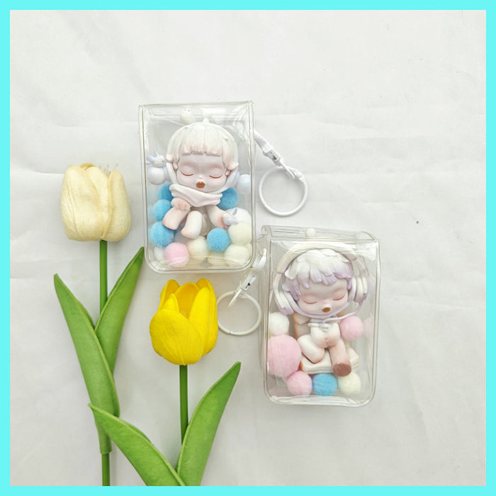 Wholesale Simple Blind Box Walking Baby Bag Acrylic  Transparent PVC Baby Bag