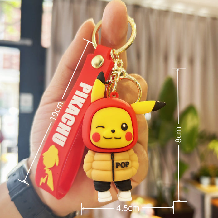 Wholesale PVC Cartoon Doll Keychain JDC-KC-WuYi122