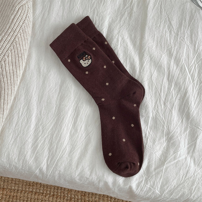 Wholesale Socks Children Anime Cartoon Women Middle Socks Cotton Socks