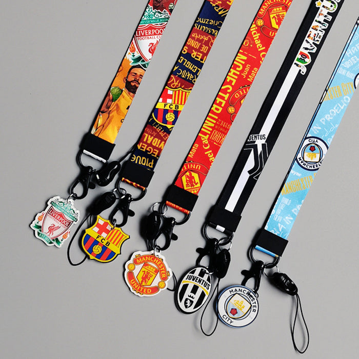 Wholesale Activity Football Mobile Phone Lanyard Keychains