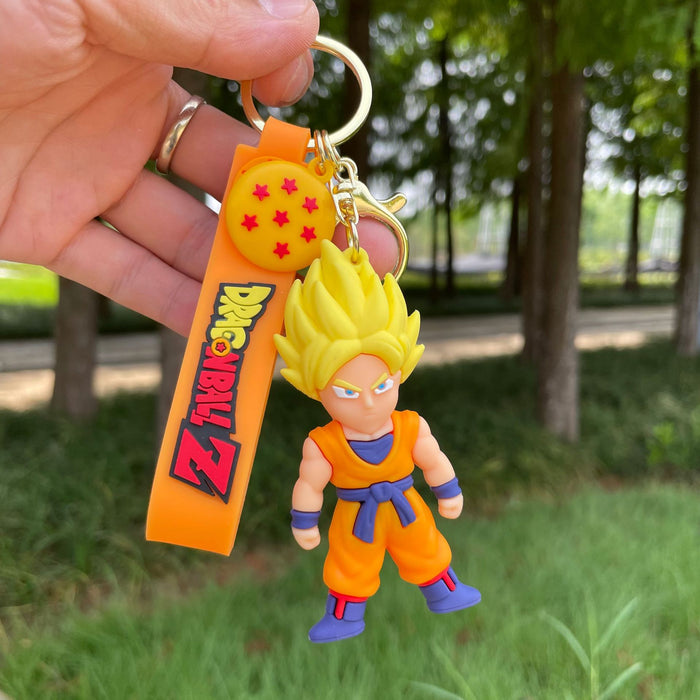 Wholesale Dropping glue doll keychain cartoon student backpack pendant car keychain claw machine blind box