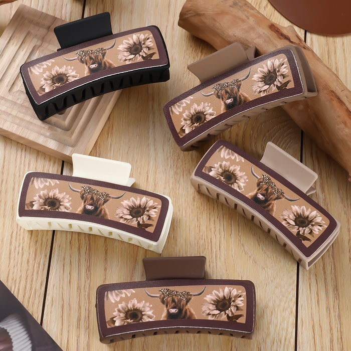 Wholesale red edge square hairpin simple all-match Hair Clips