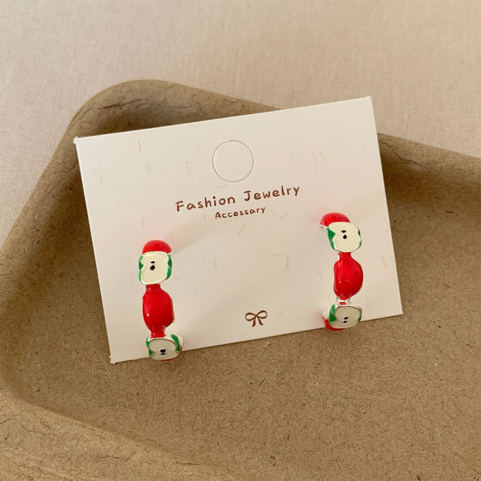 Wholesale Cute Red Earrings Studs Set for Everyday Jewelry Accessory