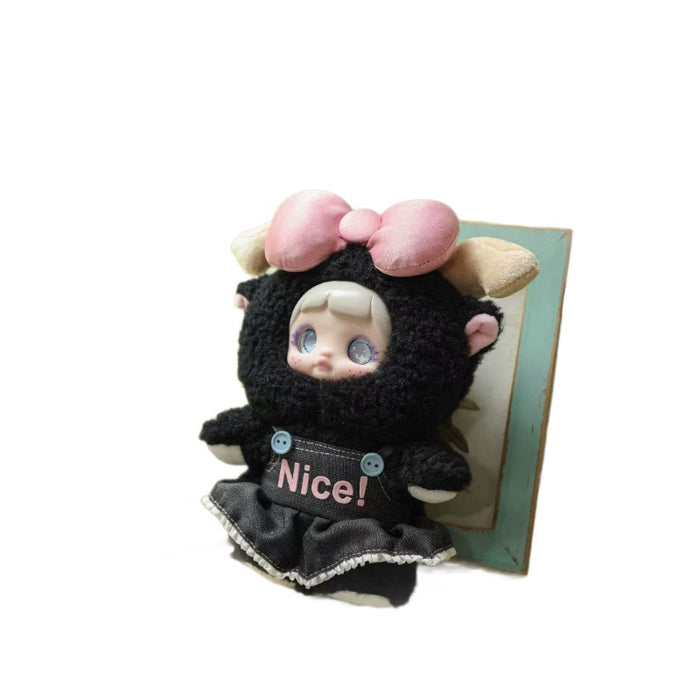 Wholesale Trendy Plush Bag Charm with Soft Clay Face Doll Cute Stress Relief Doll