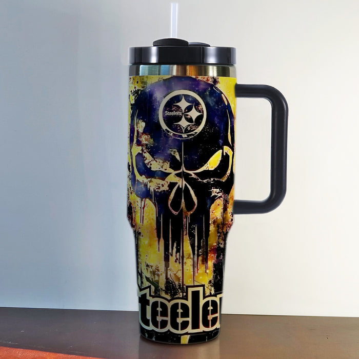 Wholesale Popular 40oz Car Cup Sf New Ice Cup Nfl American Football League Kc Thermos Cup