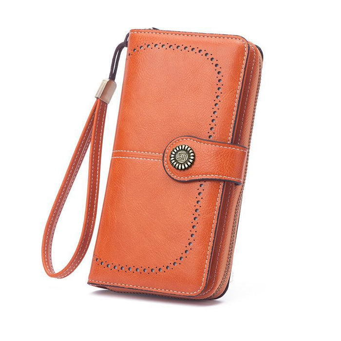 Wholesale Wax Leather Vintage Wallet