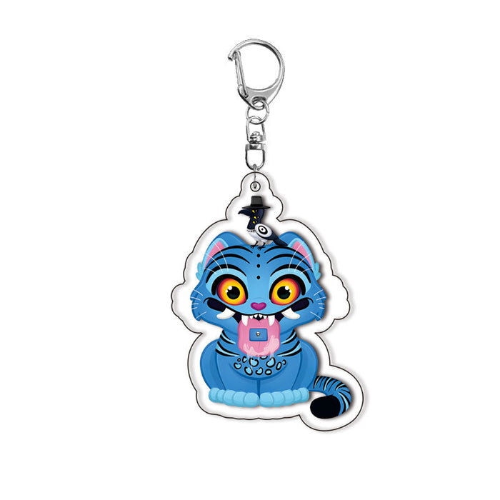 Wholesale Layered Acrylic Keychain Anime Merchandise Pendant