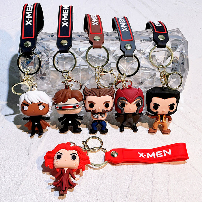 Wholesale Hero Cartoon Bag Pendant Car Keychain