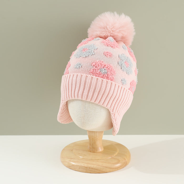 Wholesale Plush flower children' s hat