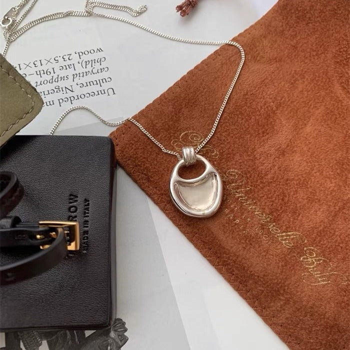 Wholesale Niche necklace, simple irregular pendant, long sweater, collarbone chain