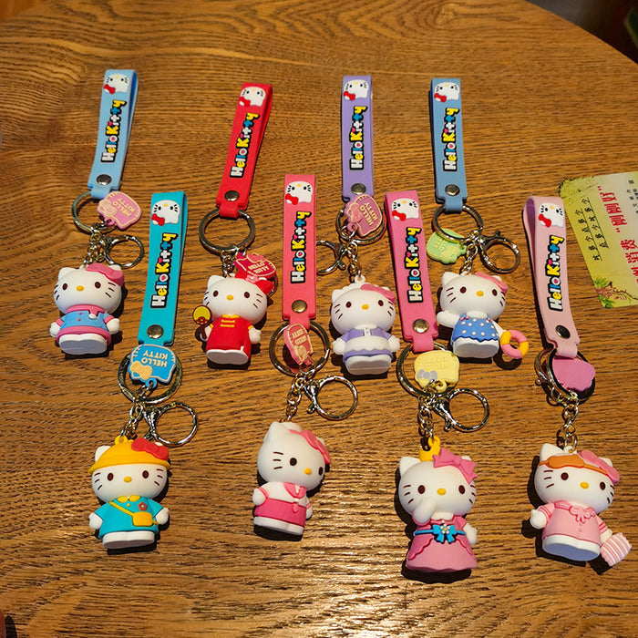 Wholesale Cartoon Doll Silicone Keychain JDC-KC-Tingm259