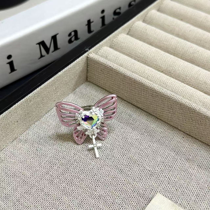 Wholesale Handcrafted Enamel Rose Ring