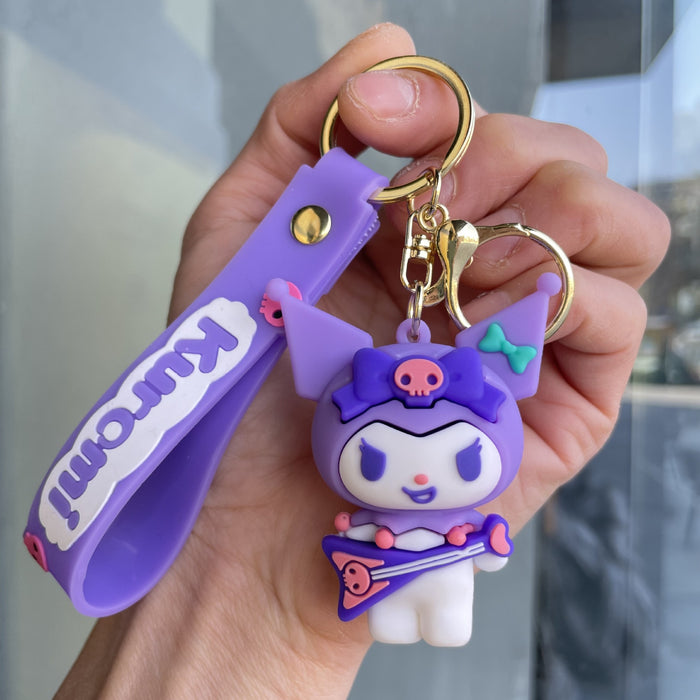 Wholesale Music Keychain Cute Doll Car Keychain Bag Pendant Small Gift