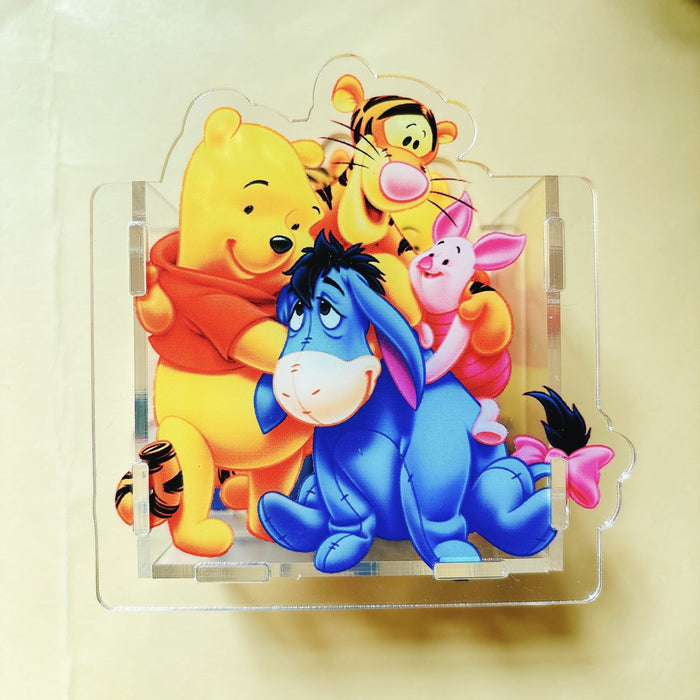 Wholesale Plastic Creative Cute Cartoon Acrylic Pencil Case JDC-PC-MangH002