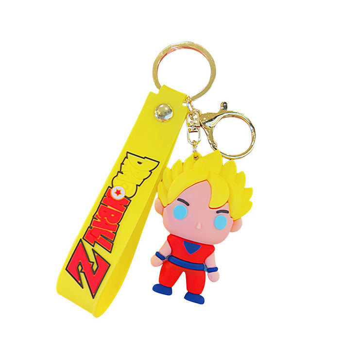 Wholesale Cartoon Silicone Doll Keychain JDC-KC-MingT042