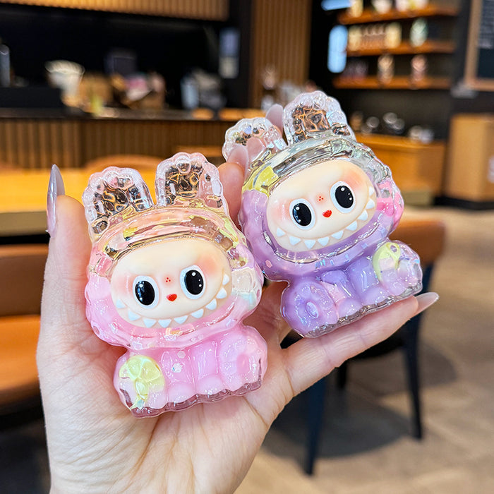 Wholesale Cute Oil-Soaked Molten Sand Doll Keychain
