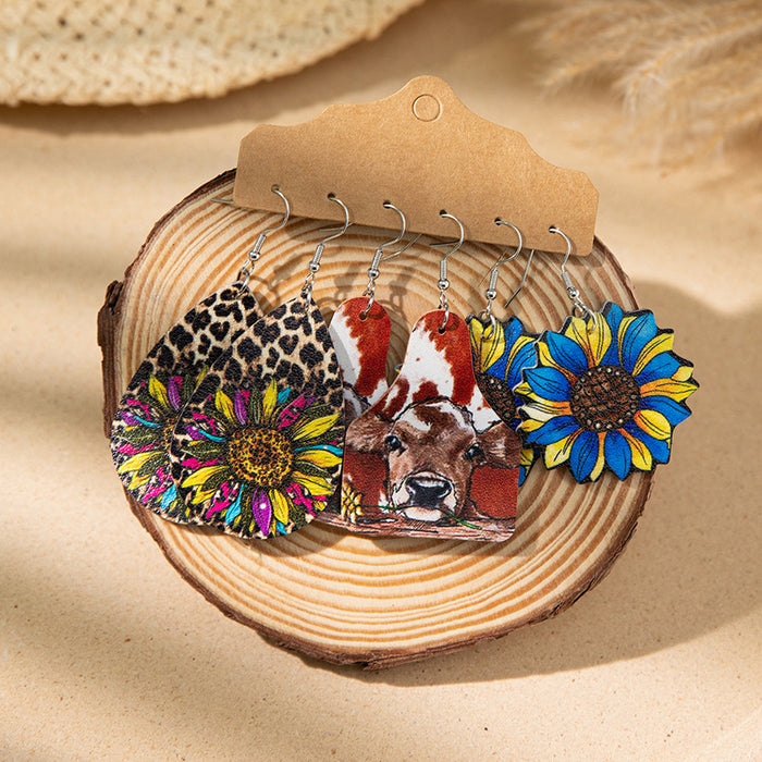 Wholesale Vintage turquoise design earring set